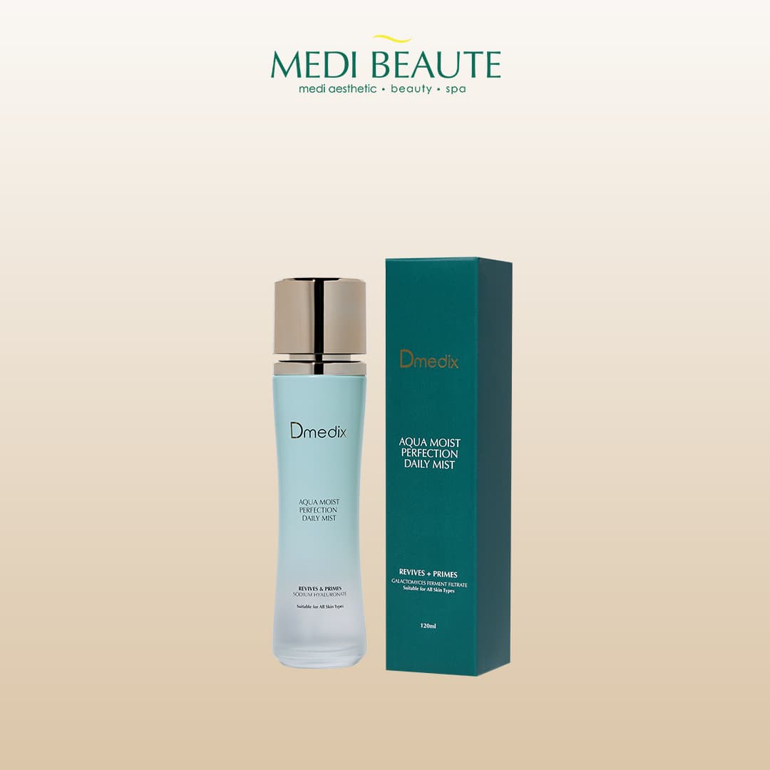 Aqua Moist Perfection Daily Aqua Mist, shown with its packaging