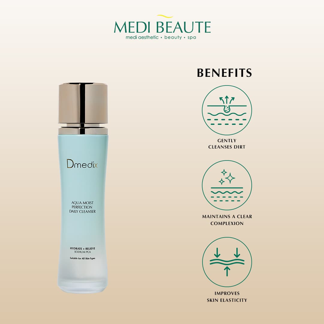 Aqua Moist Perfection Daily Cleanser, benefits summary