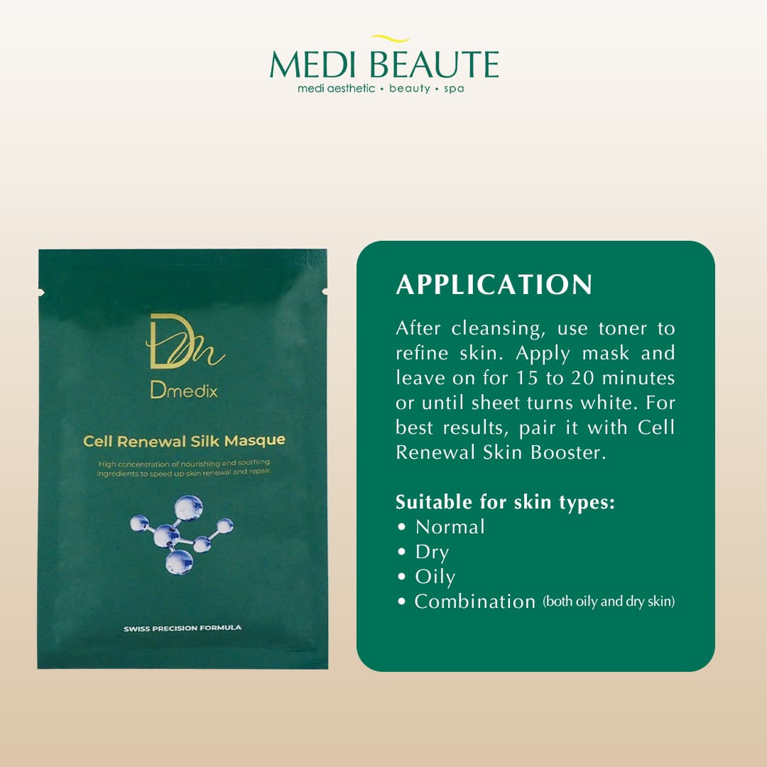 Cell Renewal Silk Masque, how to use