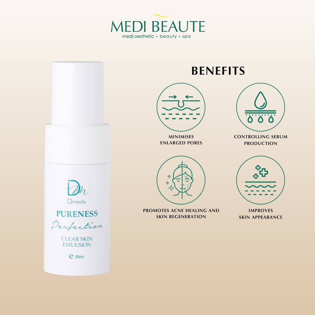 Pureness Perfection Clear Skin Emulsion, benefits summary