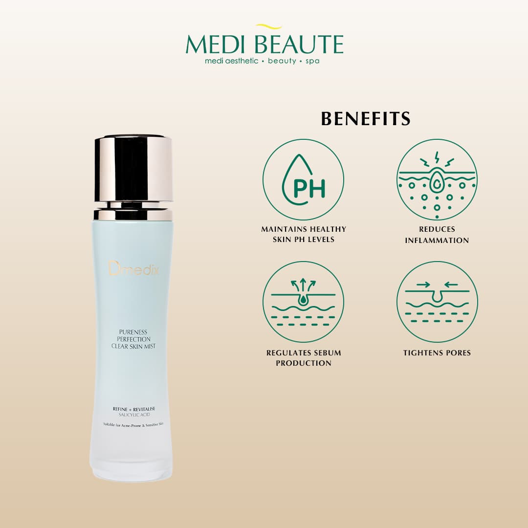 Pureness Perfection Clear Skin Mist, benefits summary