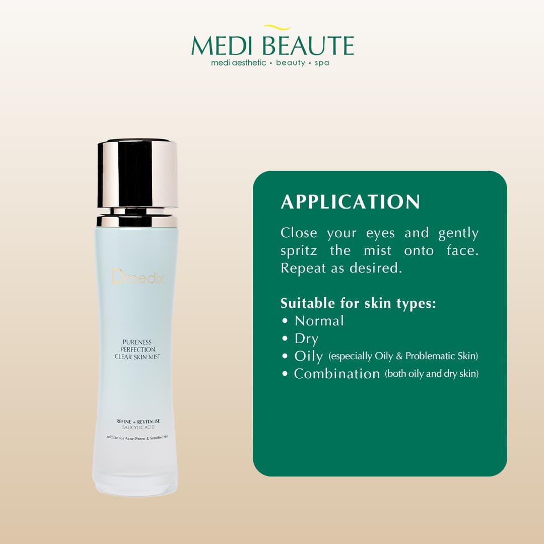 Pureness Perfection Clear Skin Mist, how to use