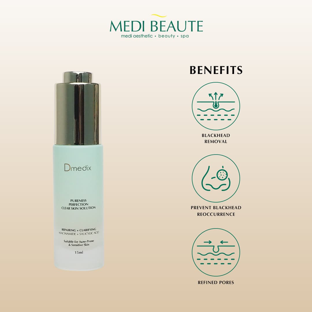 Pureness Perfection Clear Skin Solution, benefits summary