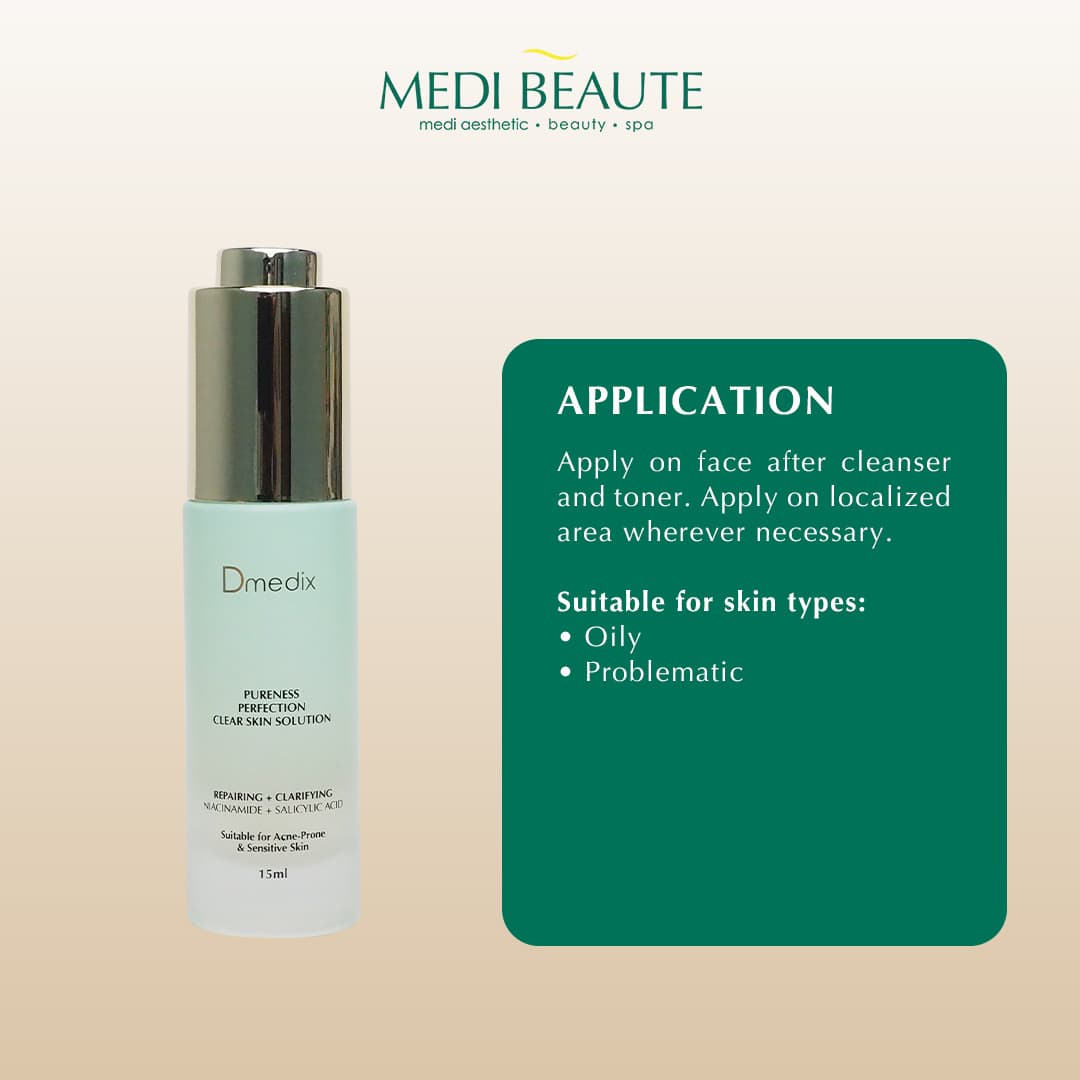 Pureness Perfection Clear Skin Solution, how to use